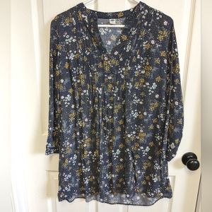 Old Navy Floral Boho Above Knee Mini Dress in women’s Size Medium EUC